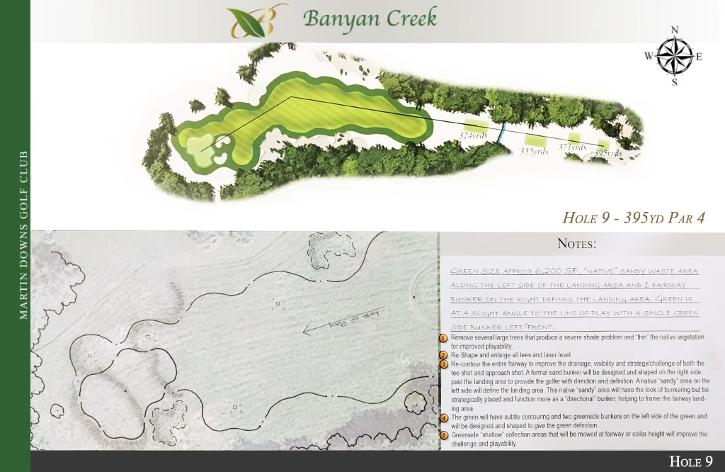 banyan creek golf club hole 9